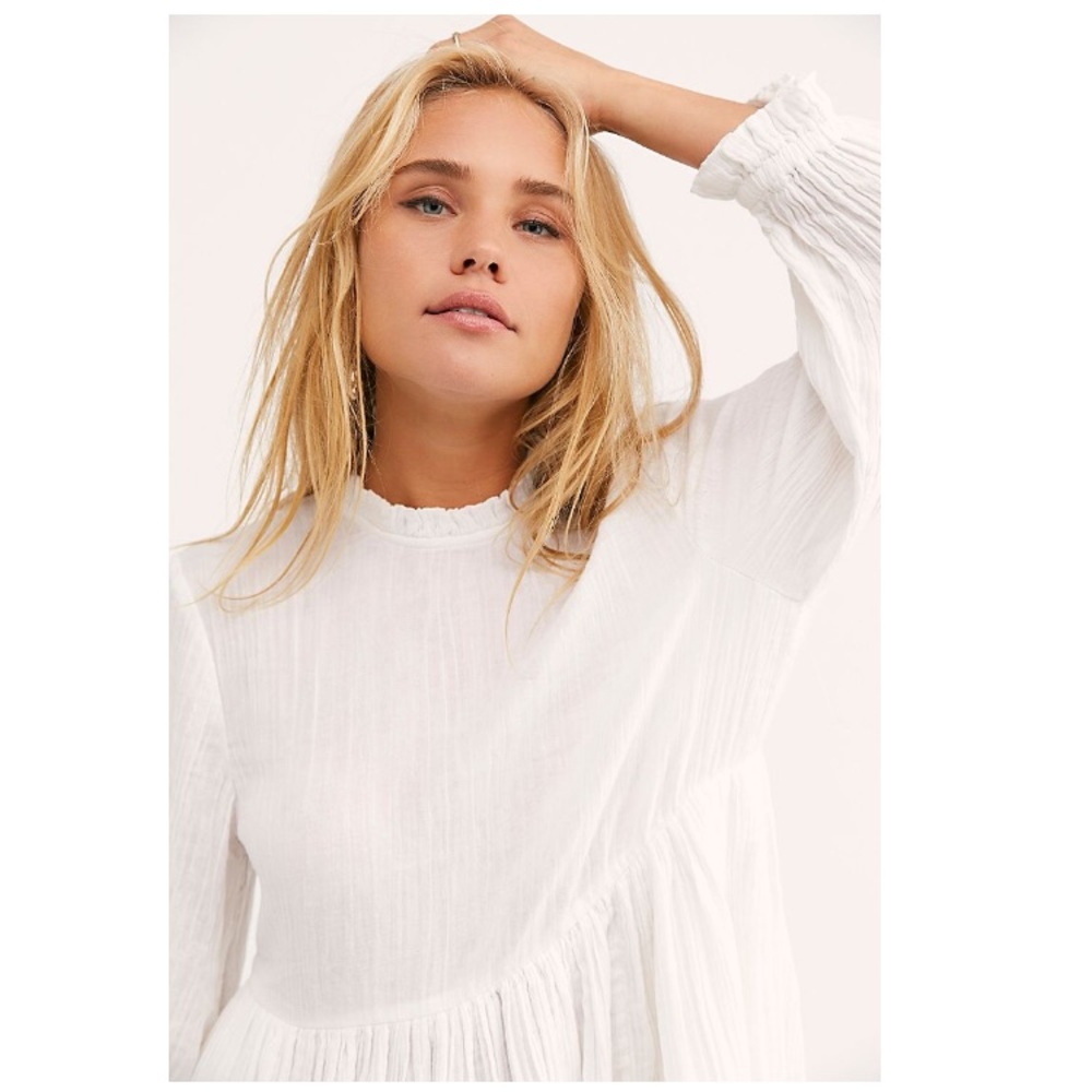 Free People Living for this Mini Dress in White